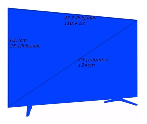 Pantalla Smart Tv Hisense 49h6e 49 Pulgadas 4k