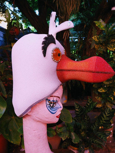 Gorro De Gaviota En Goma Espuma Para Disfraz Blanco