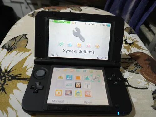 Nintendo 3ds Xl Standard Cor Prata Y Preto | Parcelamento sem juros