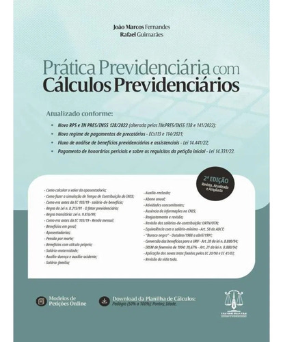 Prática Previdenciária Com Cálculos Previdenciários - 2023