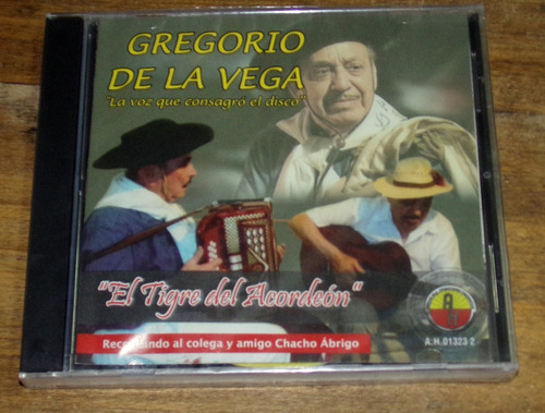 Gregorio De La Vega El Tigre Del Acordeon Cd Nuevo Kktus