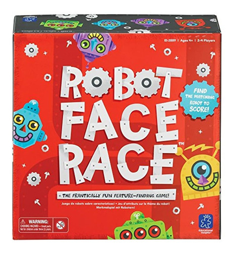 Juego De Mesa Robot Face Race, Marca Educational Insights