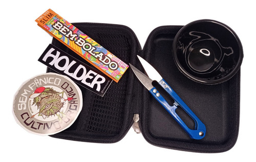 Seda Bem Bolado Kit C/ Case Estojo + Tesoura + Cuia Silicone
