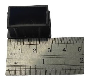Regatón Rectangular Para Perfiles 20x30 Pack 50 Unid.