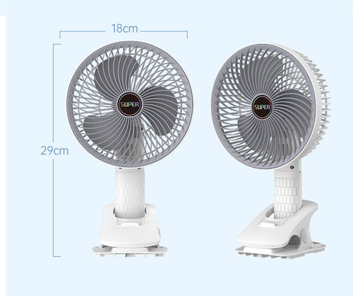 Ventilador Hkl-sz02 Modelo De Carga 800ma [ajustable En Tres