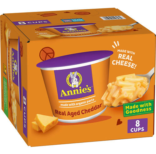 Annie's Real Aged Cheddar - Macarrones Y Queso Para Microond