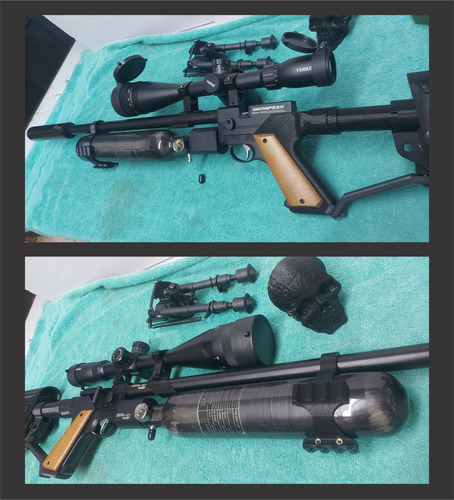 Pp750 5.5 Artemis Preparada Nova Carabina Pistola Custom Rtx