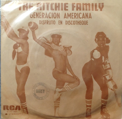 Vinilo Single The Ritchie Family Generacion (p59-e129
