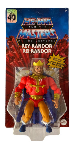 King Randor Motu Origins Retro Mattel Wave 10 Rey Unpunched