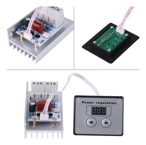 Regulador De Voltaje Digital Scr Dimmer De 10000 W Y Control