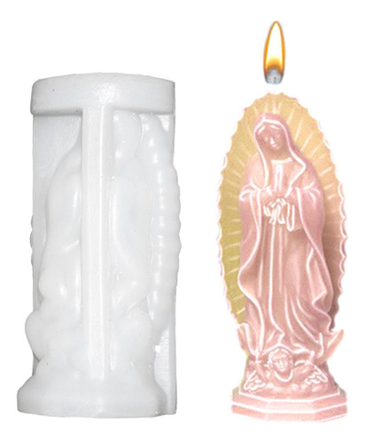 Moldes Para Velas Virgen María Molde De Silicona Para Manual