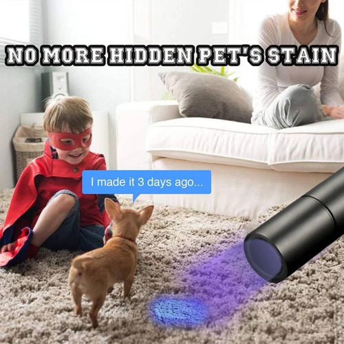 365nm - Linterna Uv Recargable Por Usb, Mini Detector