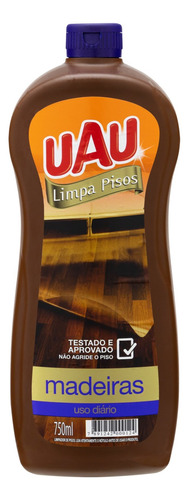 Limpador pisos de madeira Uau em squeeze 750 mL