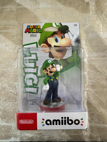 Amiibo Nintendo Súper Mario Figura Luigi