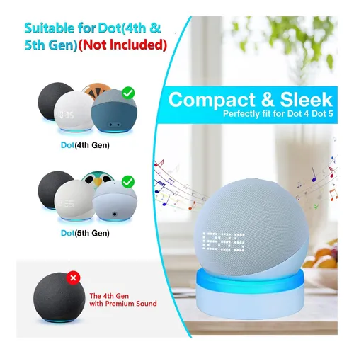 Soporte De Mesa De Zuolaco Para Echo Dot De 5ta Generación,