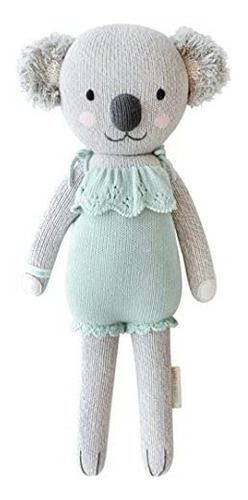 Cuddle + Kind Mint Claire The Koala Little 13  Hand-knit Dol