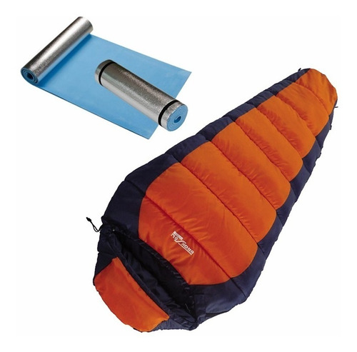 Bolsa Dormir Termica -10º Camping 450g/m2 Broksol + Aislante