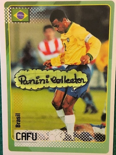 Panini World Cup Copa 2002 Cafu N°5 Brasil.