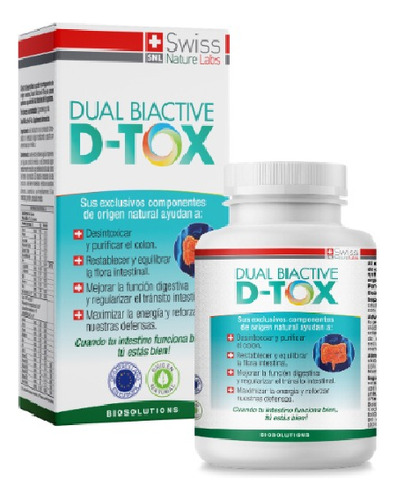 Dual Biactive Dtox Un Mes - 60 Tomas