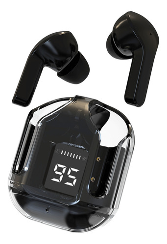 Audífonos Gamer Inalámbricos Bluetooth B35 Azul Con Luz Led Color Negro