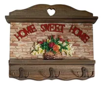 Comprar Porta Llaves Llavero Pared Home Sweet Home 26 Cm X 22 Cm 