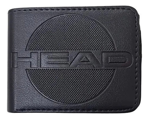 Billetera De Hombre Head Porta Tarjeta Cuero Compartimiento