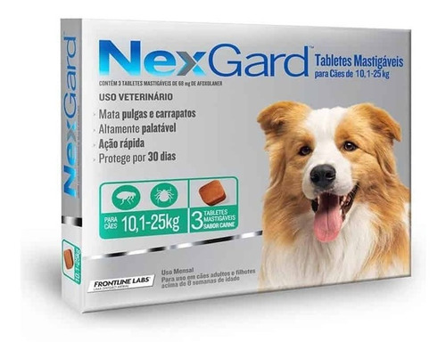 Nexgard Antiparasitario Externo 10,1 - 25kg