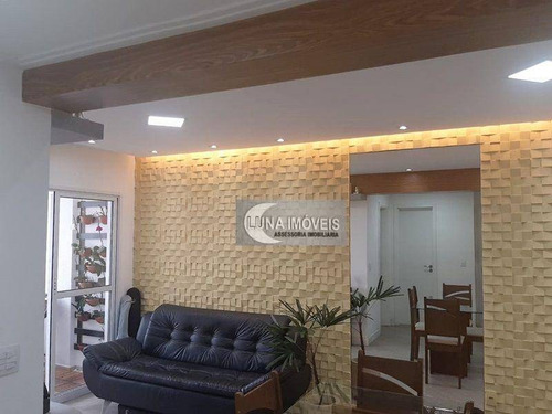 Imagem 3 de 22 de Apartamento Com 2 Dormitórios À Venda, 65 M² Por R$ 500.000,00 - Vila Baeta Neves - São Bernardo Do Campo/sp - Ap3354