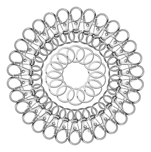 Laa 100pcs Ganchos Giratorios Cierre Pinza Langosta For