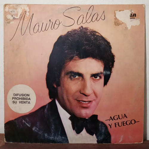 Disco Vinilo Mauro Salas Agua Y Fuego Lp Ex