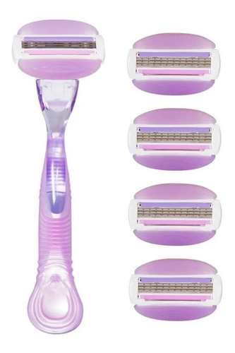 Rastrillo Gillette Venus Mujer Set 5 Cartuchos Y 1 Rastrillo