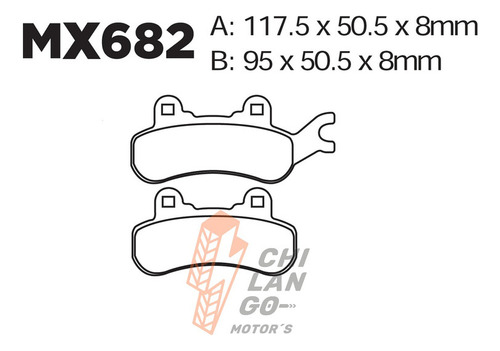 Balatas Del. Izq. Can-am Defender 799 Hd8 Base/dps/xt 16-21