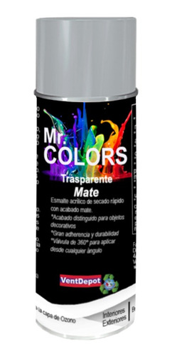 Pintura Esmalte, Mxryl-002, Trasparente, Mate, Temp. Max. 6