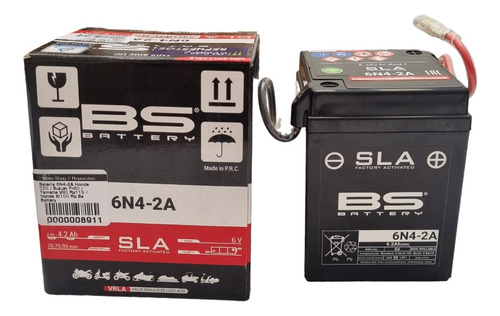 Bateria 6n4-2a C70 Fr 80 V80 Rx 115 Xl 100 Battery