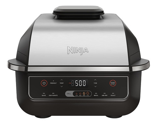 Ninja Eg201 Foodi 6en1 Grill De Interior Air Fry, Asar,...