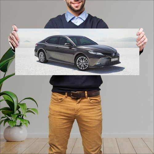 Cuadro 30x80cm Auto 2019 Toyota Camry Hybrid Eu 218