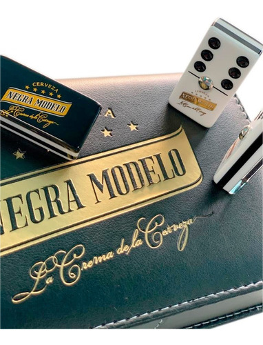 Domino Profesional Negra Modelo + Portavasos Galas # 6