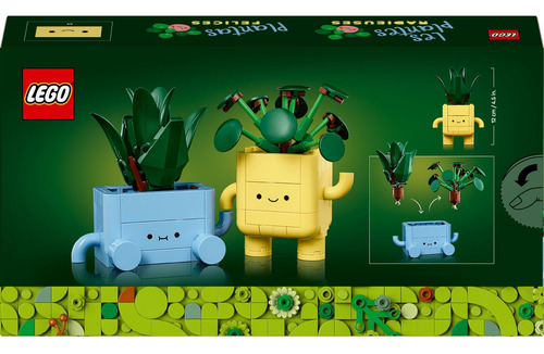 Lego® Botanicals Plantas Felices 10349 Set Kit Construcción