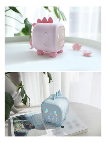A Reloj Despertador Digital Con Luz Para Niños Y Niñas,
