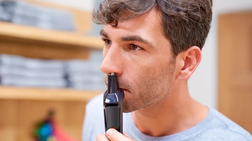 Imagen 4 de 10 de Recorta Barba Y Pelo Philips Multigroom Mg3711 6en1 Backup