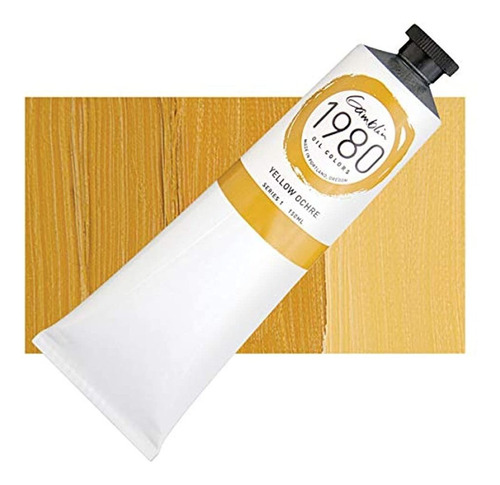 Pintura De Aceite, Color Amarillo Ocre 150 ml, Marca Pyle