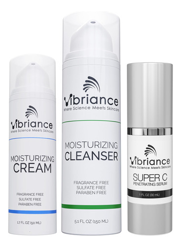 Vibriance Bundle Skincare Set | Super C Serum, Limpiador Hid