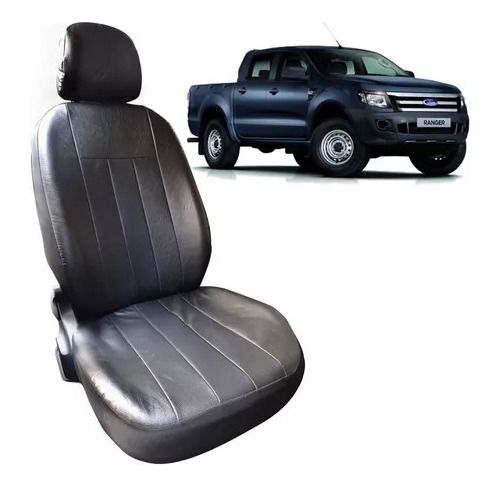 Funda Cubre Asiento Cuero Acolchado Ford Ranger 12/- C/apoy.