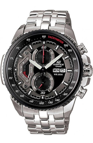 Reloj Casio Edifice  Ef-558d-1avef /  Eqs-920pb-1avcr Color De La Correa Ef-558d-1avef / Negro