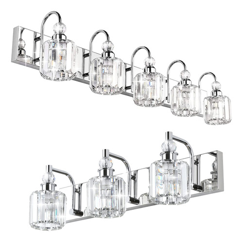 Moderna Luz Tocador Cristal Para Baño Accesorio Iluminacion