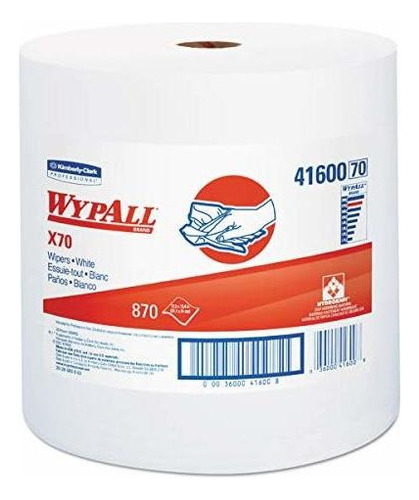 Wypall X70 Extendido Uso Reutilizable Paños (41600), Jumbo 