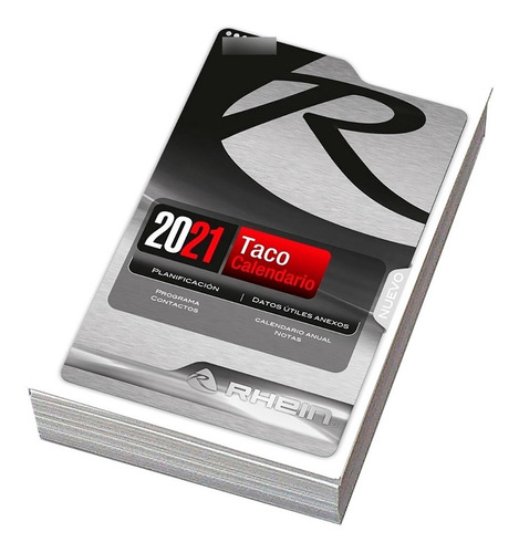Taco Calendario Grande 2021  Rhein