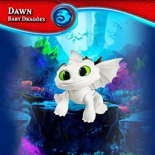 Boneco Baby Dragões Dawn Como Treinar Seu Dragão Dreamworks