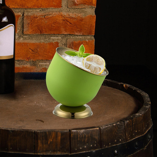 Cubo De Hielo De Acero Inoxidable, Cubo Para Bebidas Con