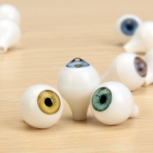 Fweaad 8 Piezas Doll Eyes 16mm Ojos De Muñeca Redondo